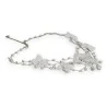 Collier Floral Blanc Mariage | Accessoire Élégant pour Cérémonie