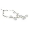 Collana Petali di Rosa Bianca per Matrimonio | Gioiello Elegante di Bigiotteria