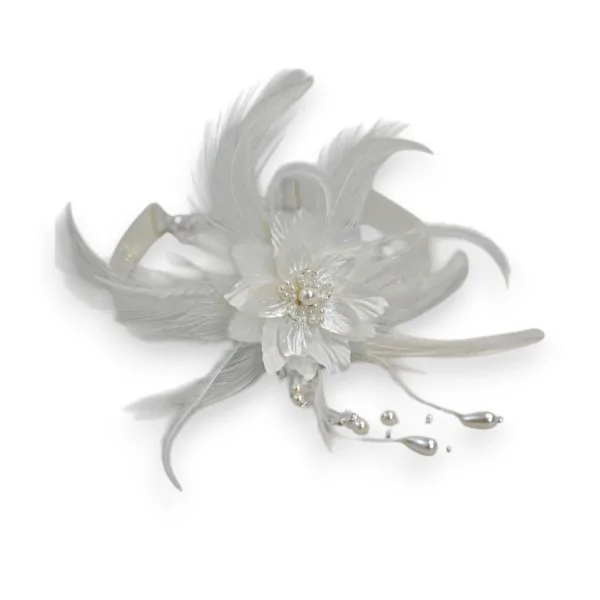 Gargantilha Floral Branca Pérola
