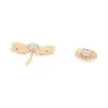 Broche Libellule Magnétique Arc-en-Ciel - Bijou Fantaisie Émaillé | Mode Tendance