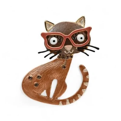 Broche Aimantée Chat à...