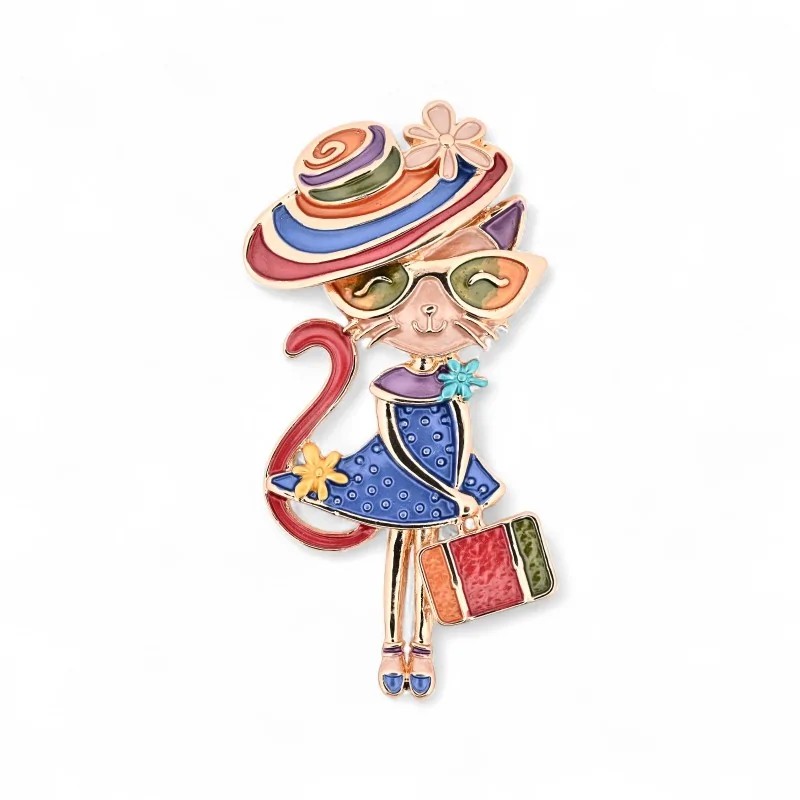 Broche Aimantée Chatte...