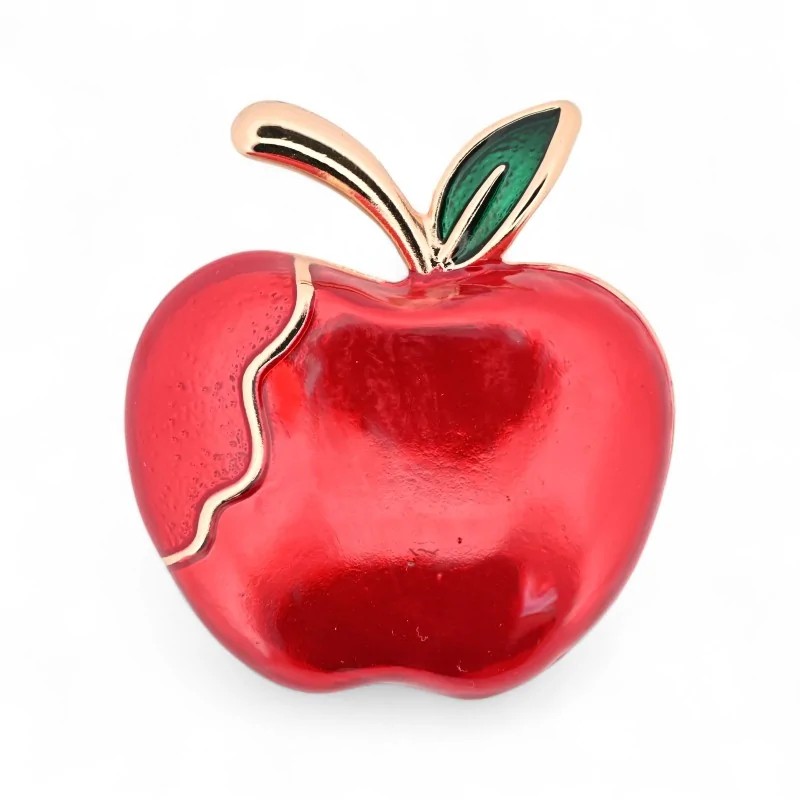 Broche Aimantée Pomme Rouge...