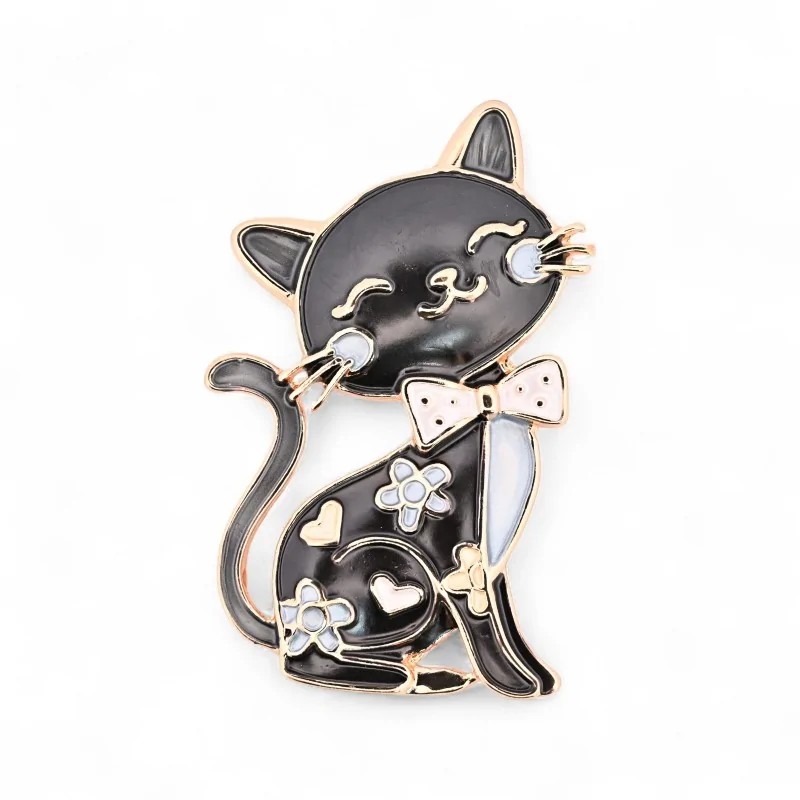 Broche Chat Noir Vintage...