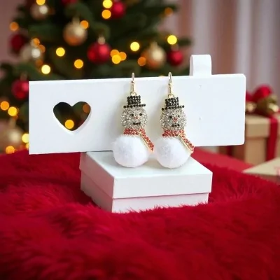 Boucles d'Oreilles Bonhomme...