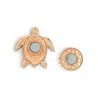Broche Aimantée Tortue Multicolore | Bijou Marin Pastel