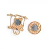 Broche Deux Chats sur Balançoire Aimantée | Mode Tendance