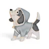 Broche Chien Aimantée Imperméable Gris | Mode Tendance