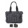 Sac à Main Doudoune Noir Matelassé