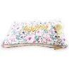 Bolso de mano Happy Floral de Algodón - Accesorio de Moda Vintage y Elegante