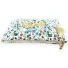 Clutch Happy Liberty | Modisches Accessoire mit Blumenmuster in Blau, Grün und Rosa | Trendige Mode