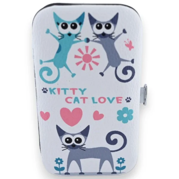 Humorous cat manicure set