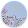 Miroir de Poche Décoratif Bleu Ciel - Cadeau Fête des Mères | Mode Tendance