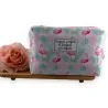 Pink flamingo toiletry bag