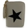 Elegante Beige Sternbrieftasche | Kompaktes & Funktionales Design | Trendige Mode