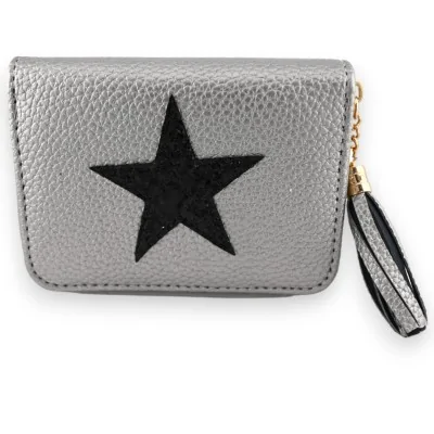 Silver star wallet