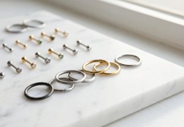 Piercing en la nariz: plata o acero inoxidable, cuál elegir