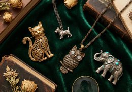 La symbolique des animaux dans les bijoux : chat, chien, hibou et éléphant