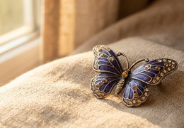 Que signifie un papillon en bijouterie : symbolisme et 5 façons de le porter