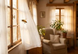 Une abeille entre dans la maison : signification et présage